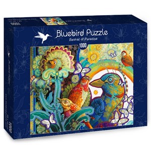 Bluebird Puzzle (70297) - David Galchutt: "Basket of Paradise" - 1000 Teile Puzzle