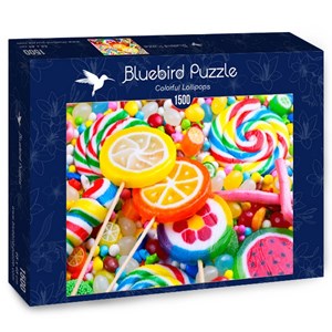 Bluebird Puzzle (70379) - "Colorful Lollipops" - 1500 Teile Puzzle