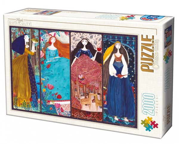 D-Toys (73860) - Kurti Andrea: "Märchen" - 2000 Teile Puzzle