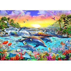 Bluebird Puzzle (70015) - Adrian Chesterman: "Tropical Cove" - 2000 Teile Puzzle
