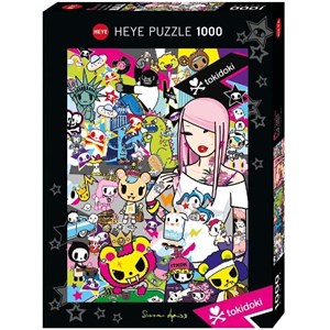 Heye (29642) - "Tokidoki Street Festival" - 1000 Teile Puzzle
