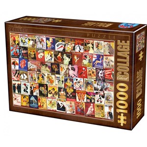 D-Toys (75291) - "Collage, Cabaret" - 1000 Teile Puzzle