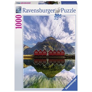 Ravensburger (15256) - "Sunndalsora, Norway" - 1000 Teile Puzzle