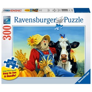Ravensburger (13222) - Linda Picken: "Barnyard Duet" - 300 Teile Puzzle