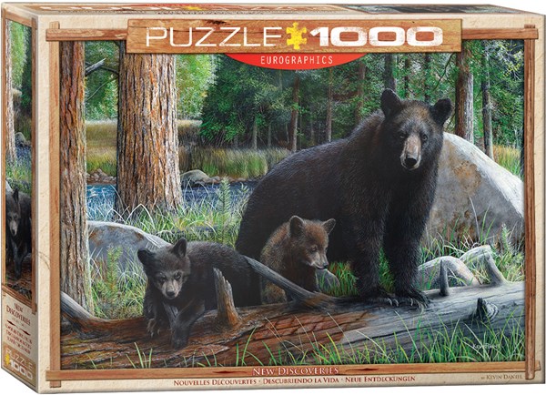Eurographics (6000-0793) - "Die Bärenfamilie im Wald" - 1000 Teile Puzzle