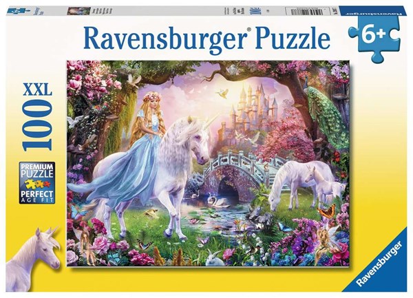 Ravensburger (12887) - "Magische Einhörner" - 100 Teile Puzzle