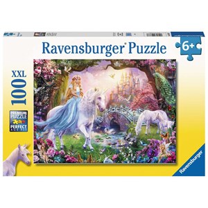 Ravensburger (12887) - "Magische Einhörner" - 100 Teile Puzzle