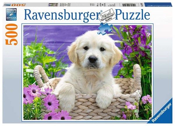 Ravensburger (14829) - "Süßer Golden Retriever" - 500 Teile Puzzle