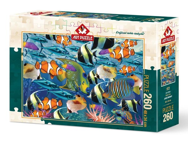 Art Puzzle (4270) - "Multi Fish" - 260 Teile Puzzle