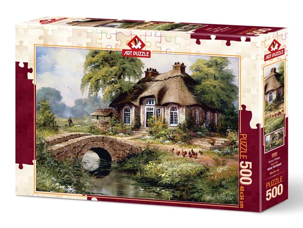Art Puzzle (5080) - "Green Village" - 500 Teile Puzzle
