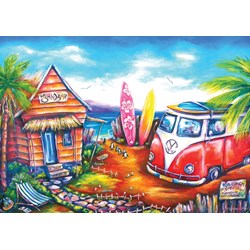 Art Puzzle (5027) - "Surfing Camp" - 260 Teile Puzzle