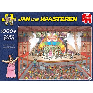 Jumbo (20025) - Jan van Haasteren: "Eurosong Contest" - 1000 Teile Puzzle