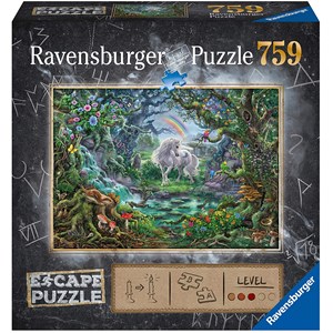 Ravensburger (16512) - "ESCAPE Einhorn" - 759 Teile Puzzle
