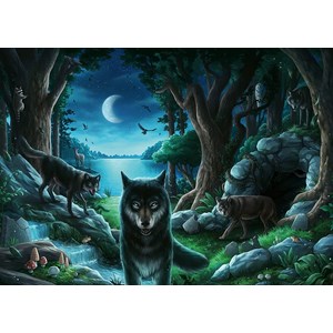 Ravensburger (16434) - "ESCAPE Wolfsgeschichten" - 759 Teile Puzzle