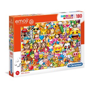 Clementoni (29756) - "Emoji" - 180 Teile Puzzle