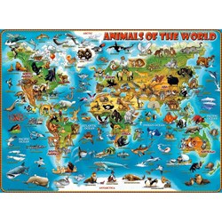Ravensburger (13257) - "Tiere rund um die Welt" - 300 Teile Puzzle