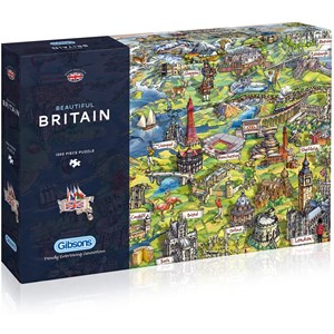 Gibsons (G7080) - Maria Rabinsky: "Beautiful Britain" - 1000 Teile Puzzle