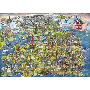 Gibsons (G7080) - Maria Rabinsky: "Beautiful Britain" - 1000 Teile Puzzle