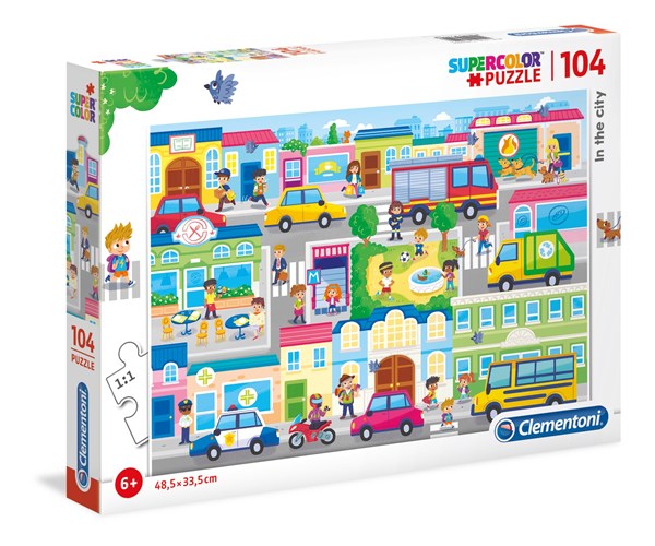 Clementoni (27114) - "In the City" - 104 Teile Puzzle