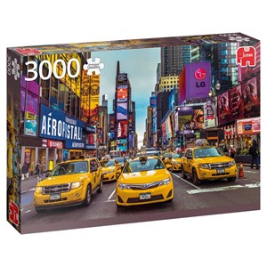 Jumbo (18832) - "New Yorker Taxis" - 3000 Teile Puzzle