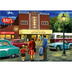 Falcon (11240) - Kevin Walsh: "Ausflug ins Kino" - 500 Teile Puzzle