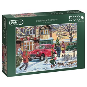 Falcon (11184) - Victor McLindon: "December Shopping" - 500 Teile Puzzle