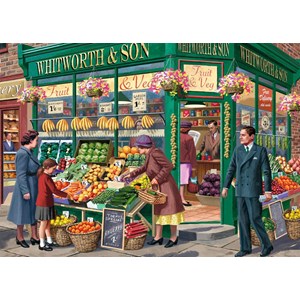 Falcon (11232) - Victor McLindon: "Obstgeschäft" - 1000 Teile Puzzle