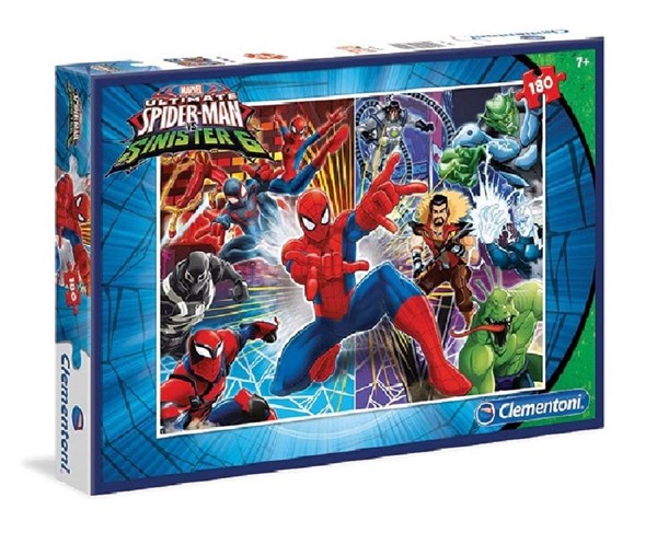 Clementoni (07340) - "Spider Man" - 180 Teile Puzzle