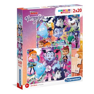 Clementoni (07033) - "Disney, Vampirina" - 20 Teile Puzzle