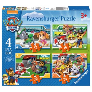 Ravensburger (06936) - "Paw Patrol" - 12 16 20 24 Teile Puzzle