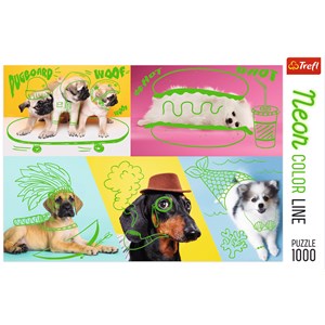 Trefl (10578) - "Far out dogs" - 1000 Teile Puzzle