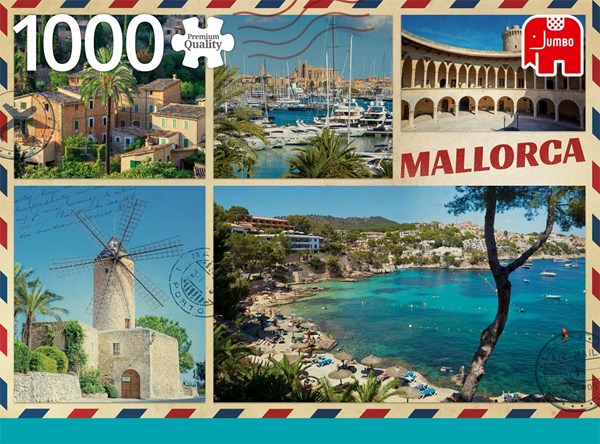 Jumbo (18836) - "Greetings from Mallorca" - 1000 Teile Puzzle