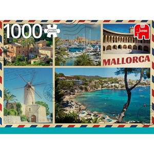 Jumbo (18836) - "Greetings from Mallorca" - 1000 Teile Puzzle