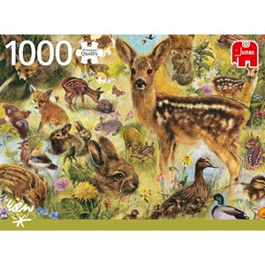 Jumbo (18819) - "Young Wildlife" - 1000 Teile Puzzle