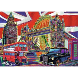 Trefl (10525) - "Farben von London" - 1000 Teile Puzzle