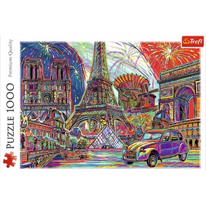 Trefl (10524) - "Colours of Paris" - 1000 Teile Puzzle