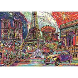 Trefl (10524) - "Colours of Paris" - 1000 Teile Puzzle