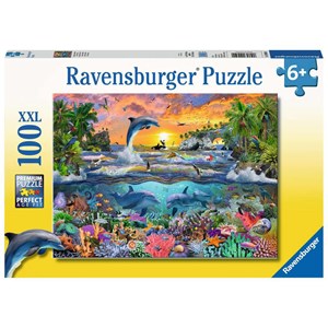 Ravensburger (10950) - "Tropisches Paradies" - 100 Teile Puzzle