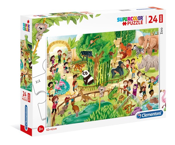 Clementoni (28505) - "Zoo" - 24 Teile Puzzle