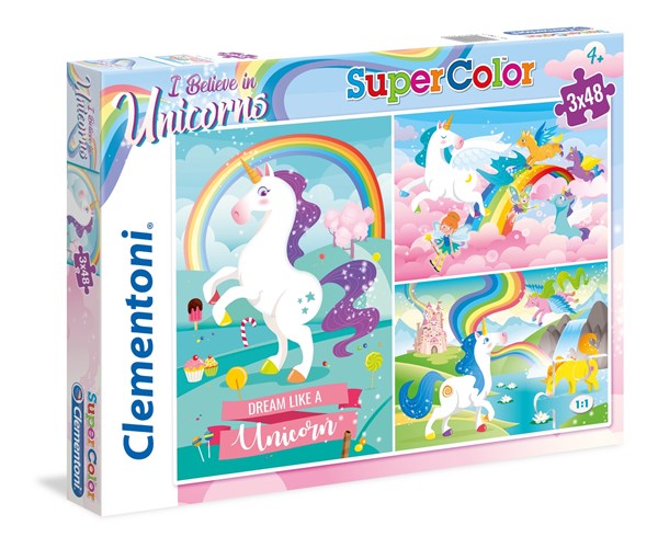 Clementoni (25231) - "I Believe in Unicorns" - 48 Teile Puzzle
