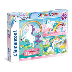 Clementoni (25231) - "I Believe in Unicorns" - 48 Teile Puzzle