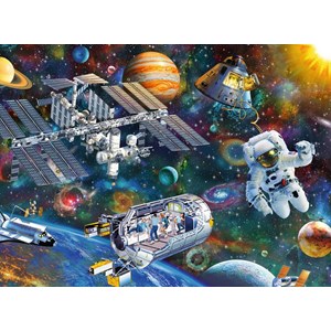 Ravensburger (12692) - "Expedition Weltraum" - 200 Teile Puzzle