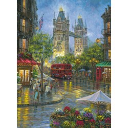 Ravensburger (14812) - "Malerisches London" - 500 Teile Puzzle