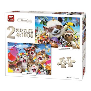 King International (05216) - "Animal Collection" - 1000 Teile Puzzle