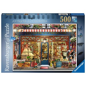 Ravensburger (16407) - "Antiquitäten und Kuriositäten" - 500 Teile Puzzle