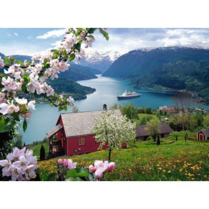 Ravensburger (15006) - "Skandinavische Idylle" - 500 Teile Puzzle