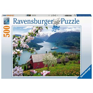Ravensburger (15006) - "Skandinavische Idylle" - 500 Teile Puzzle
