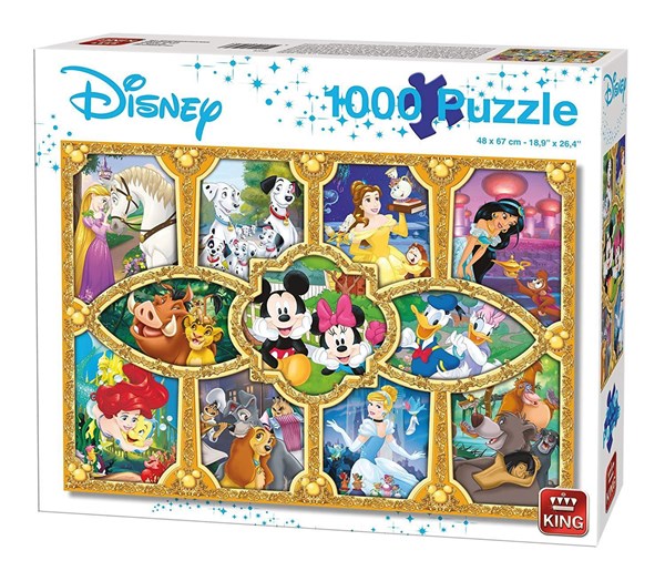 King International (05279) - "Disney Magical Moments" - 1000 Teile Puzzle