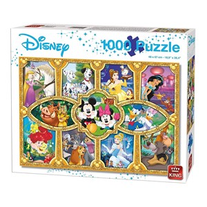 King International (05279) - "Disney Magical Moments" - 1000 Teile Puzzle