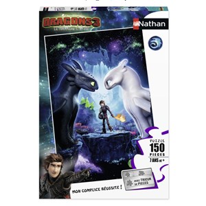 Nathan (86848) - "Dragons 3" - 150 Teile Puzzle